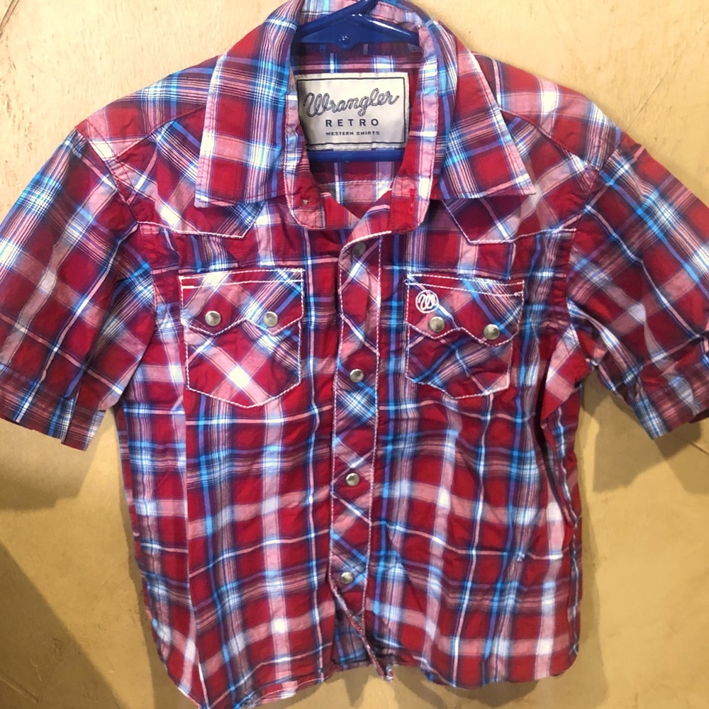Boy’s Wrangler Short Sleeve Western Shirt